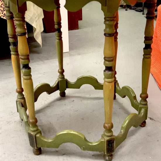 Mahogany and Walnut Aesthetics Movement Lamp Table - by St. Johns Tables
