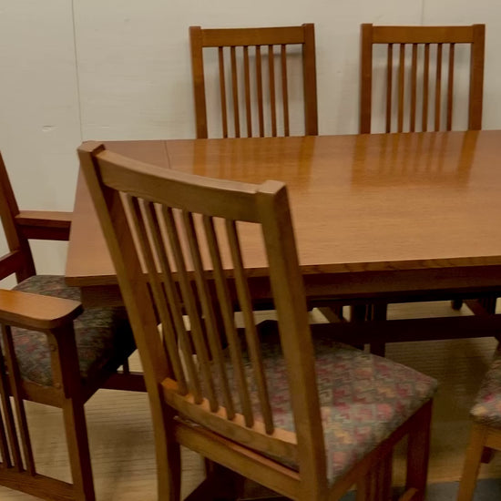  Solid Oak Dining Table and Chairs
