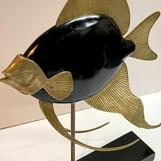 1970s Frederick Cooper Angel Fish Sculpture