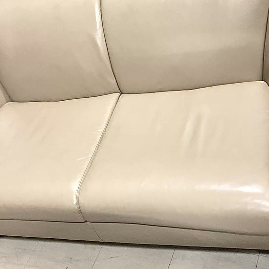 1990s Leather Loveseat | Patrician Furniture Co