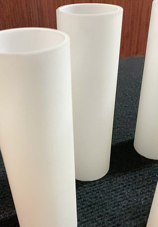 Frosted Glass Candle Covers Candelabra| Set of 6