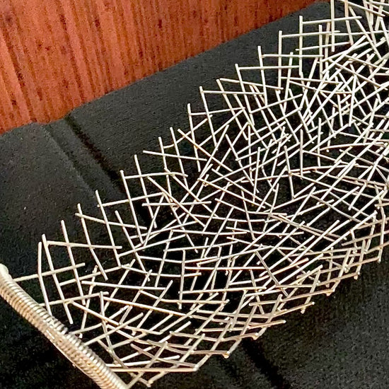 metal twig fruit basket, stainless steel versatile fruit bowl.
