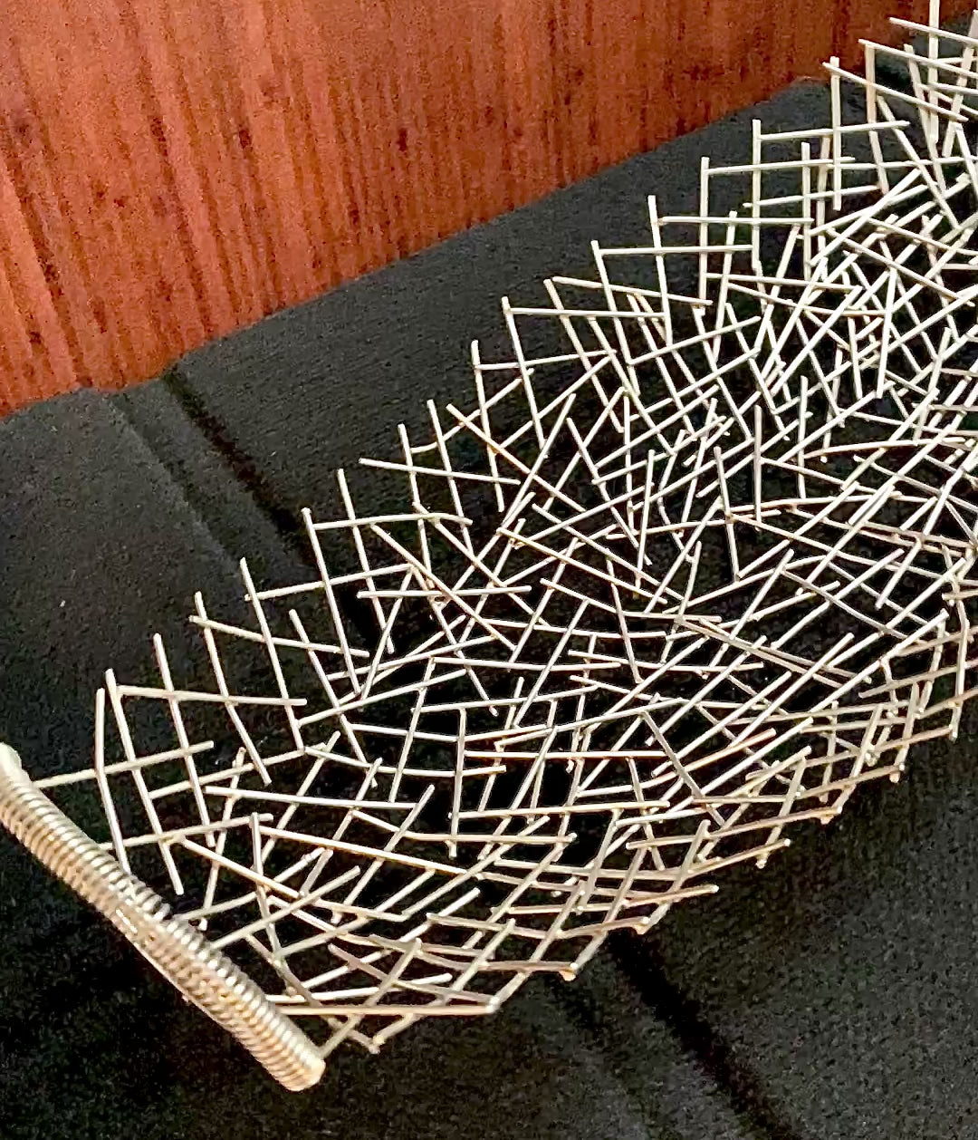 metal twig fruit basket, stainless steel versatile fruit bowl.
