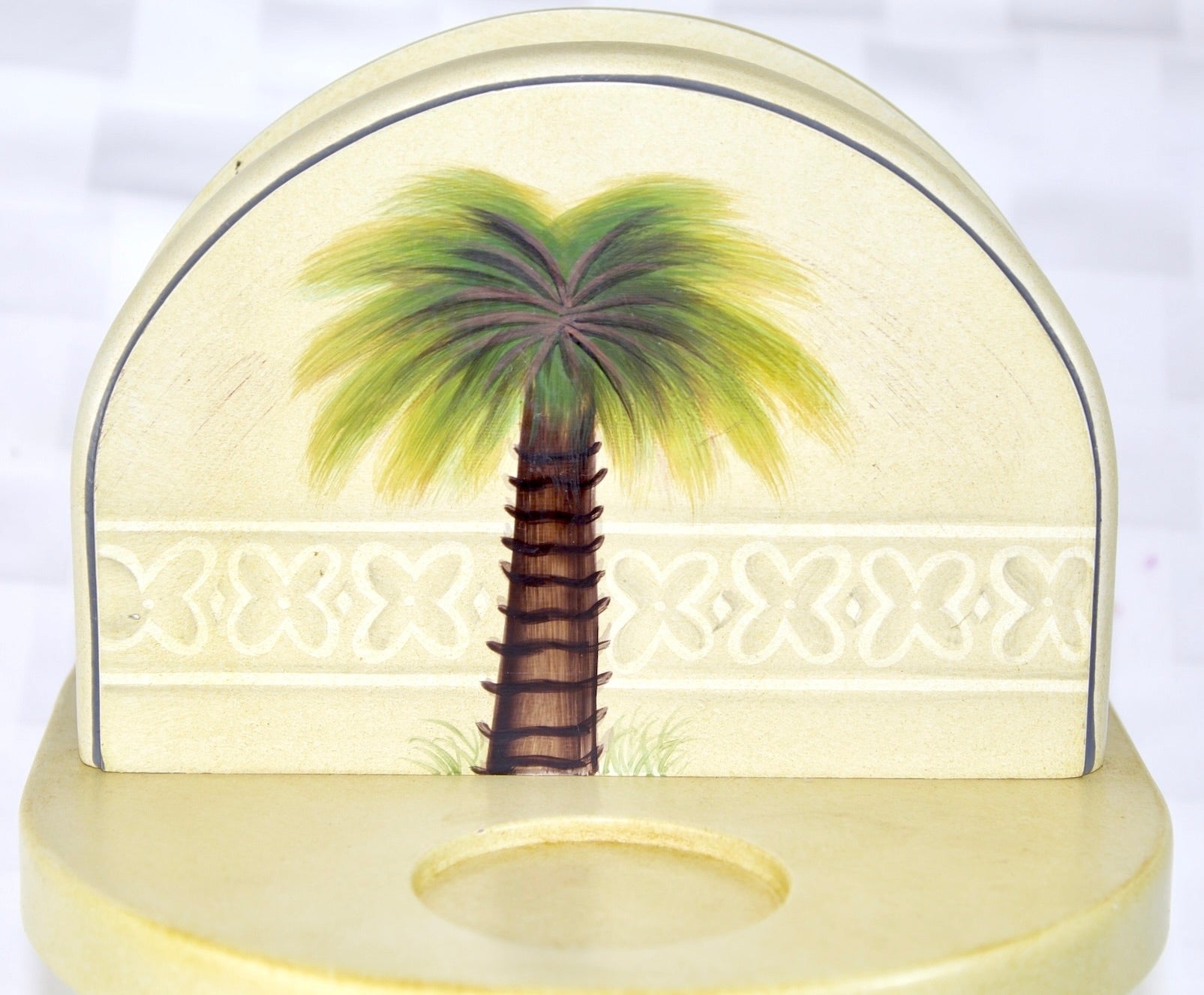 Bellagio Tabletops unlimited-Palm Tree design- Salsa sampler platter and more