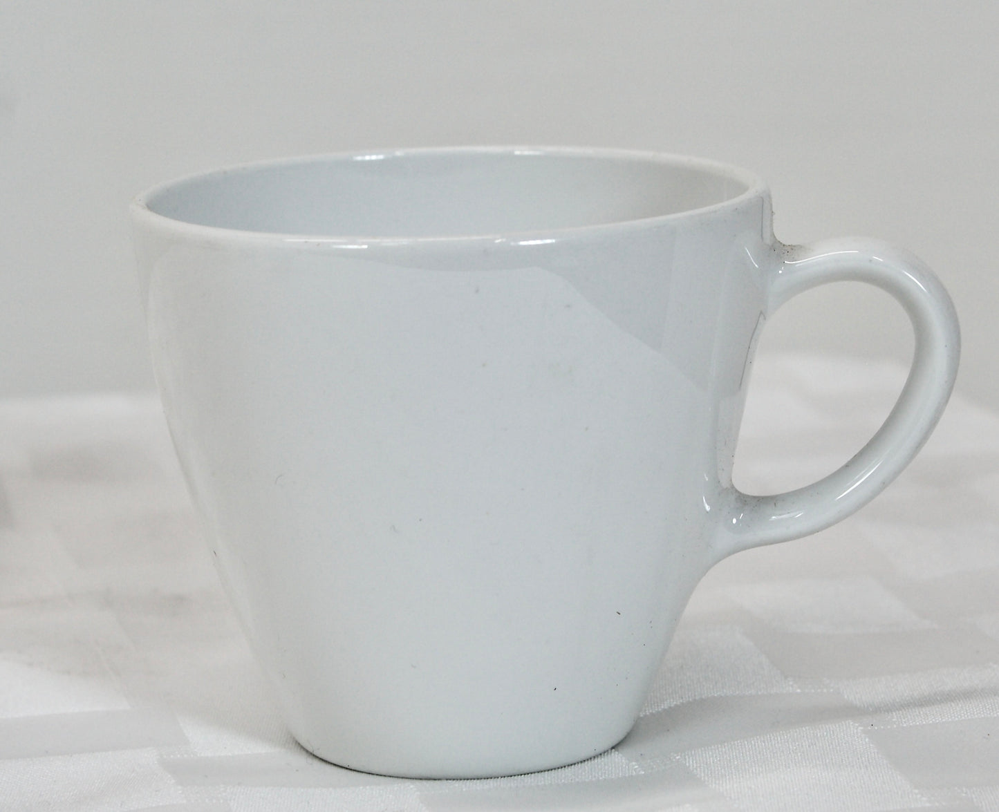 White Corning ware Coffee Cup