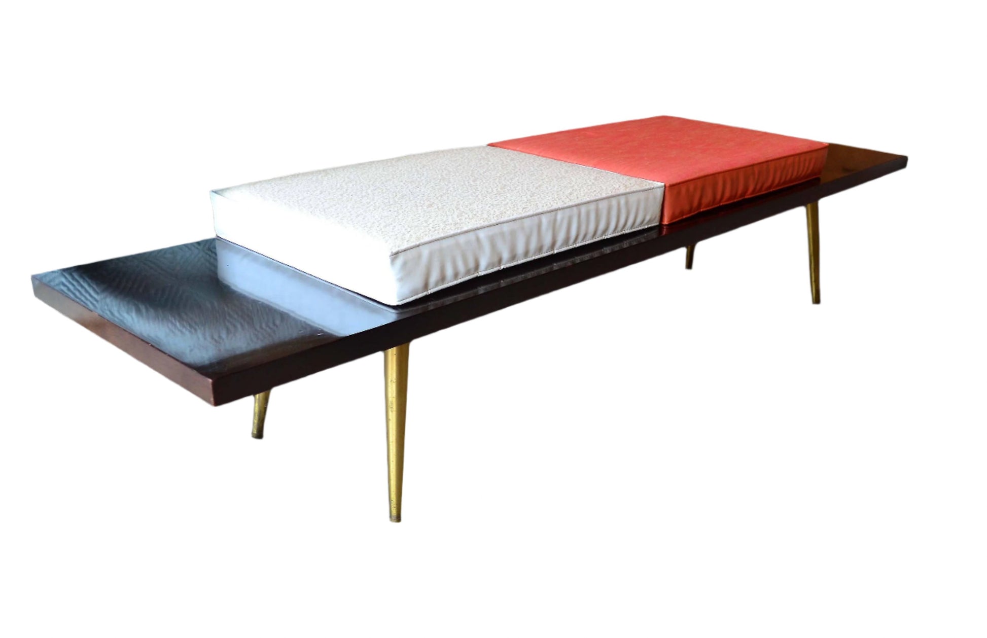 Robsjohn-Gibbings Extra-Long Bench with Cushions