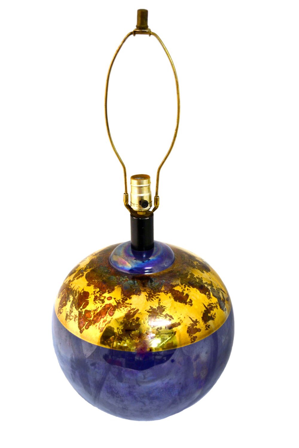 Superior Table Lamps Cool Blue Irredescent Porcelain Table Lamps | Pair from SHOPNAME]