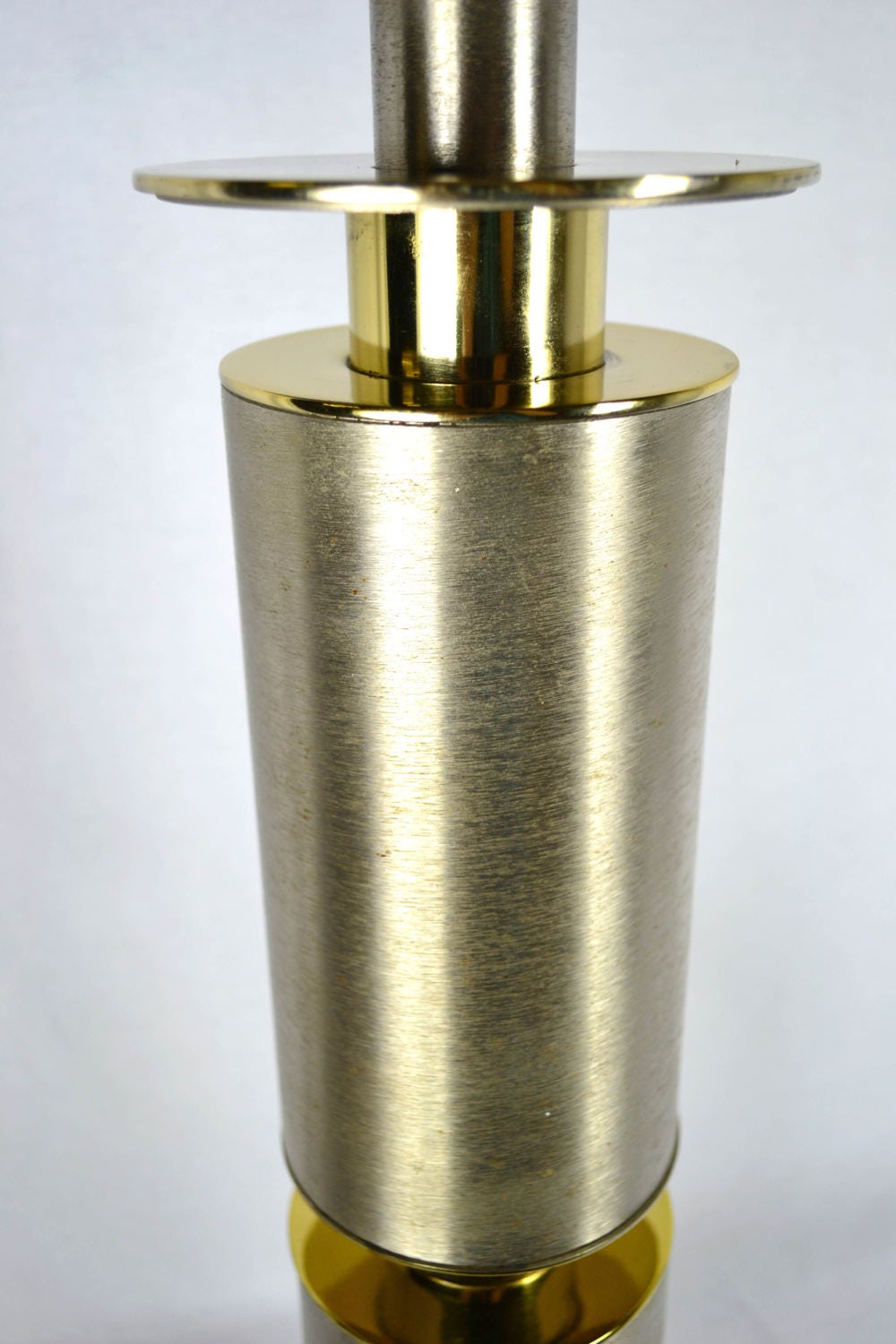 Brushed Stainless Cylinder Lamp by Laurel Lighting