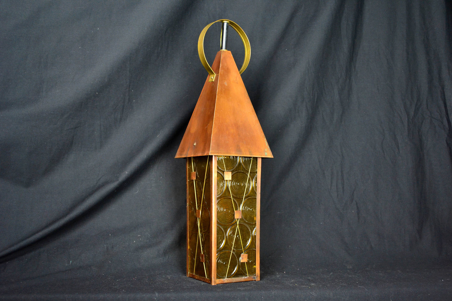 Copper Lantern Pendant Light