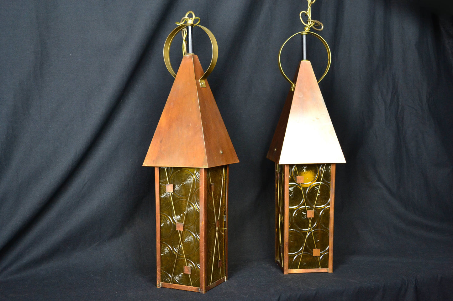 Copper Lantern Pendant Light