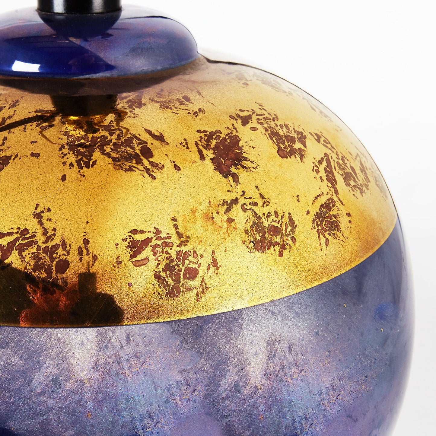 Superior Table Lamps Cool Blue Irredescent Porcelain Table Lamps | Pair from SHOPNAME]