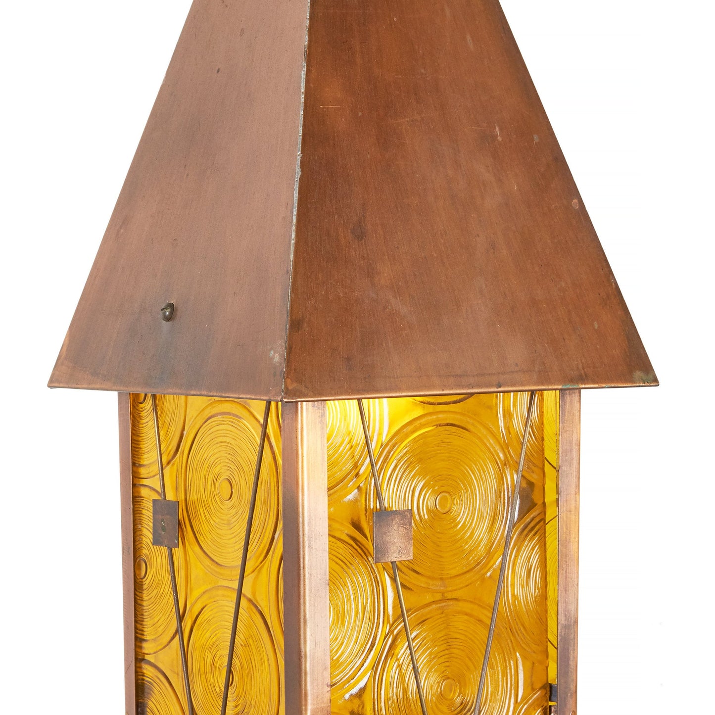 Copper Lantern Pendant Light