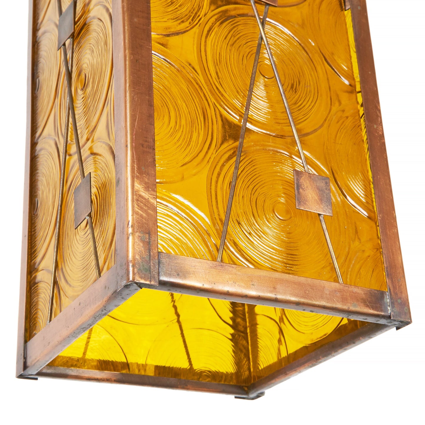 Copper Lantern Pendant Light