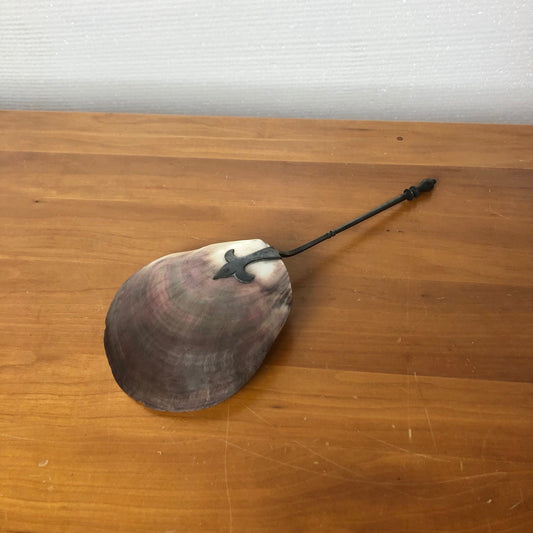 Seashell Spatula with Pewter Handle