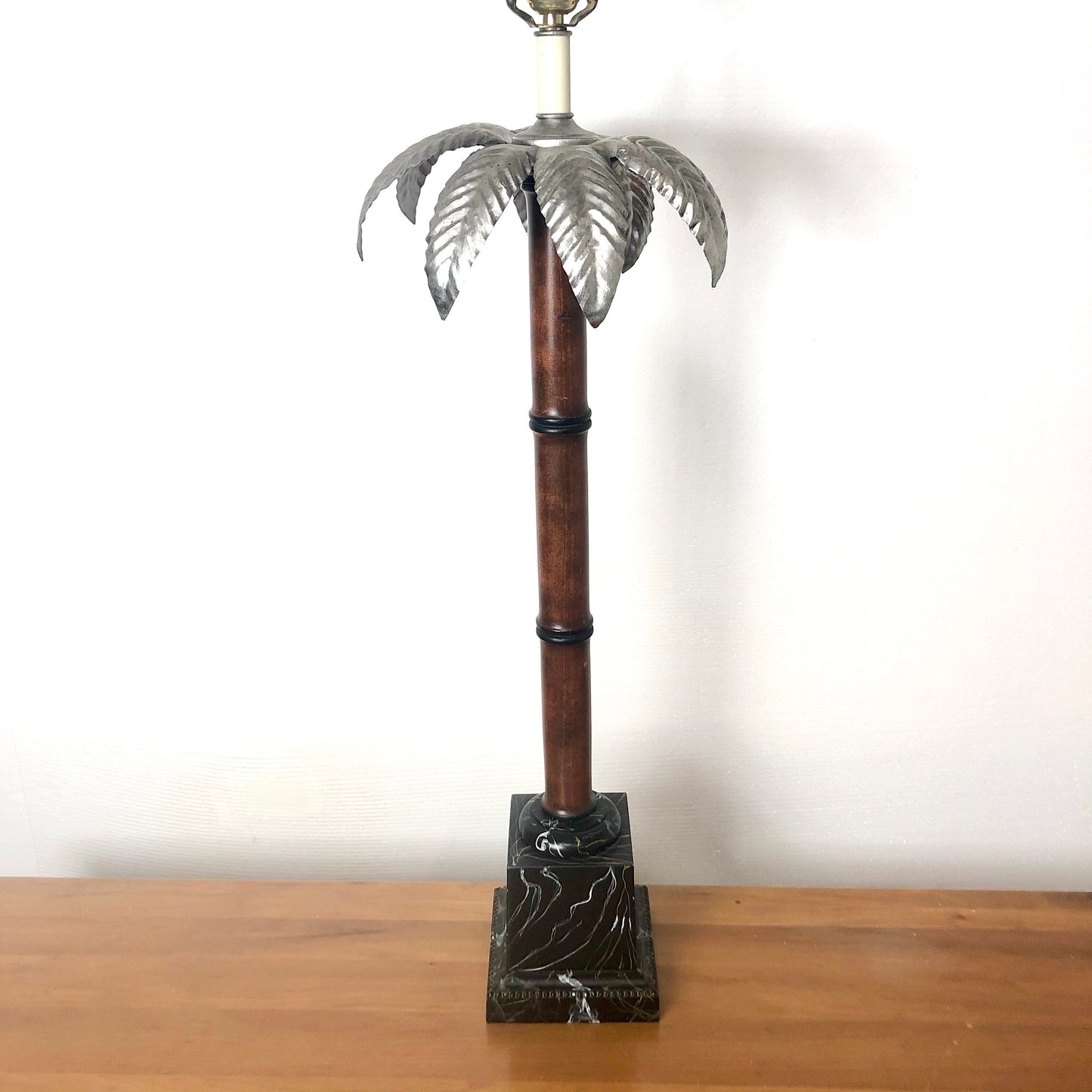 Tyndale Faux Bamboo Palm Tree Lamp