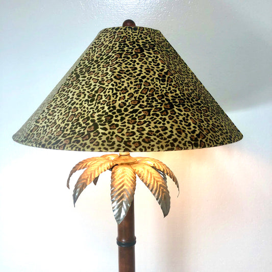 Tyndale Faux Bamboo Palm Tree Lamp