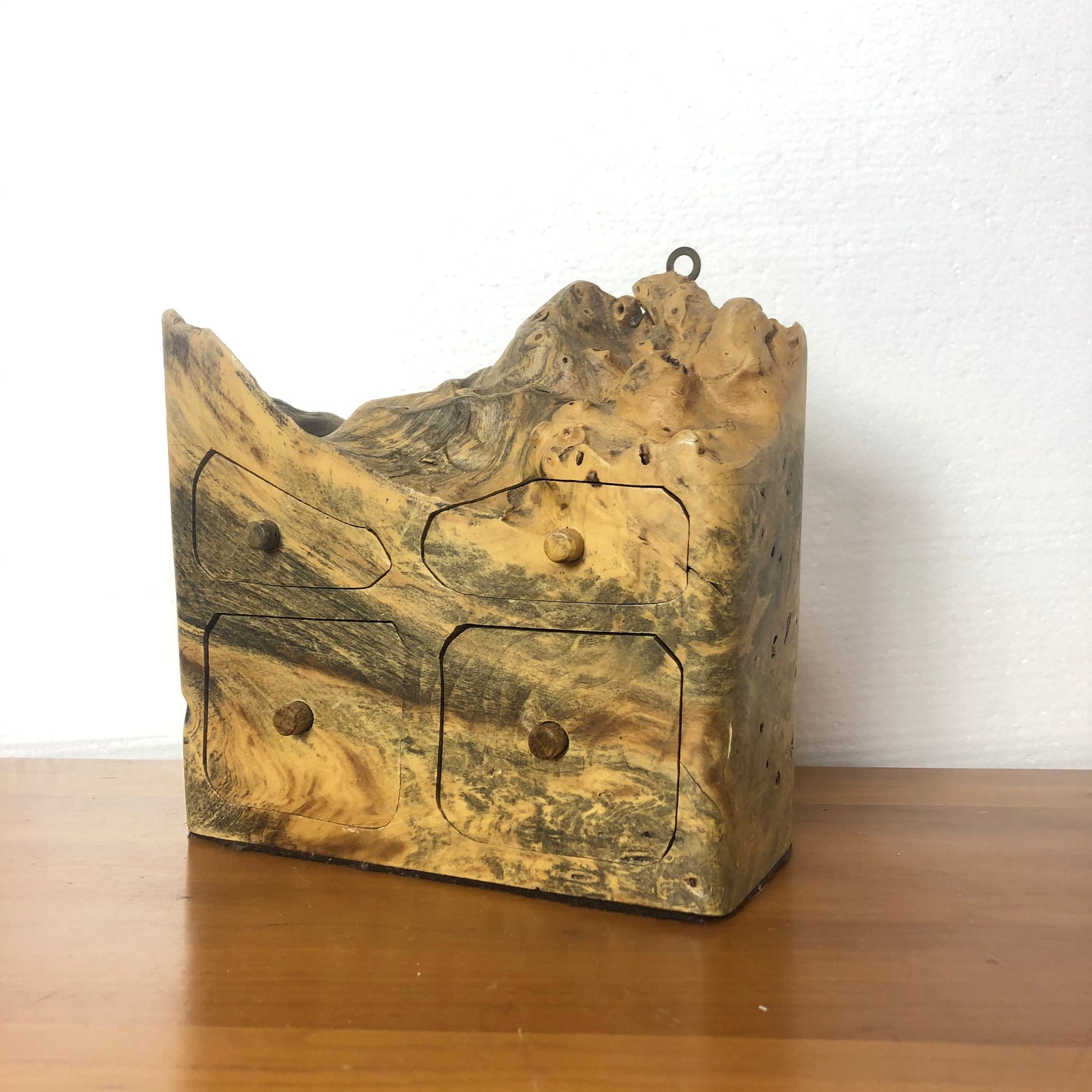 Burlwood Trinket Box | Artist Signed