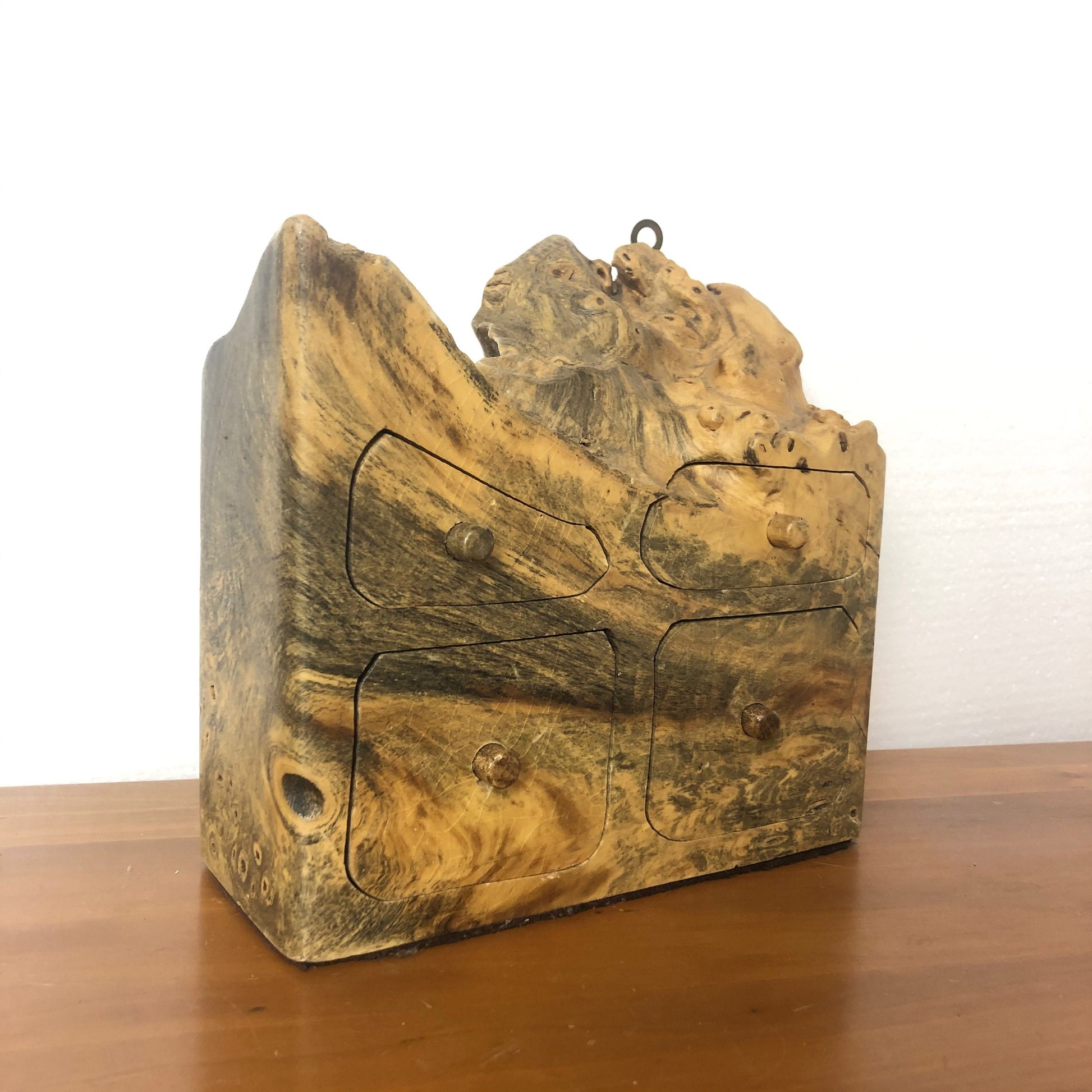 Burlwood Trinket Box | Artist Signed