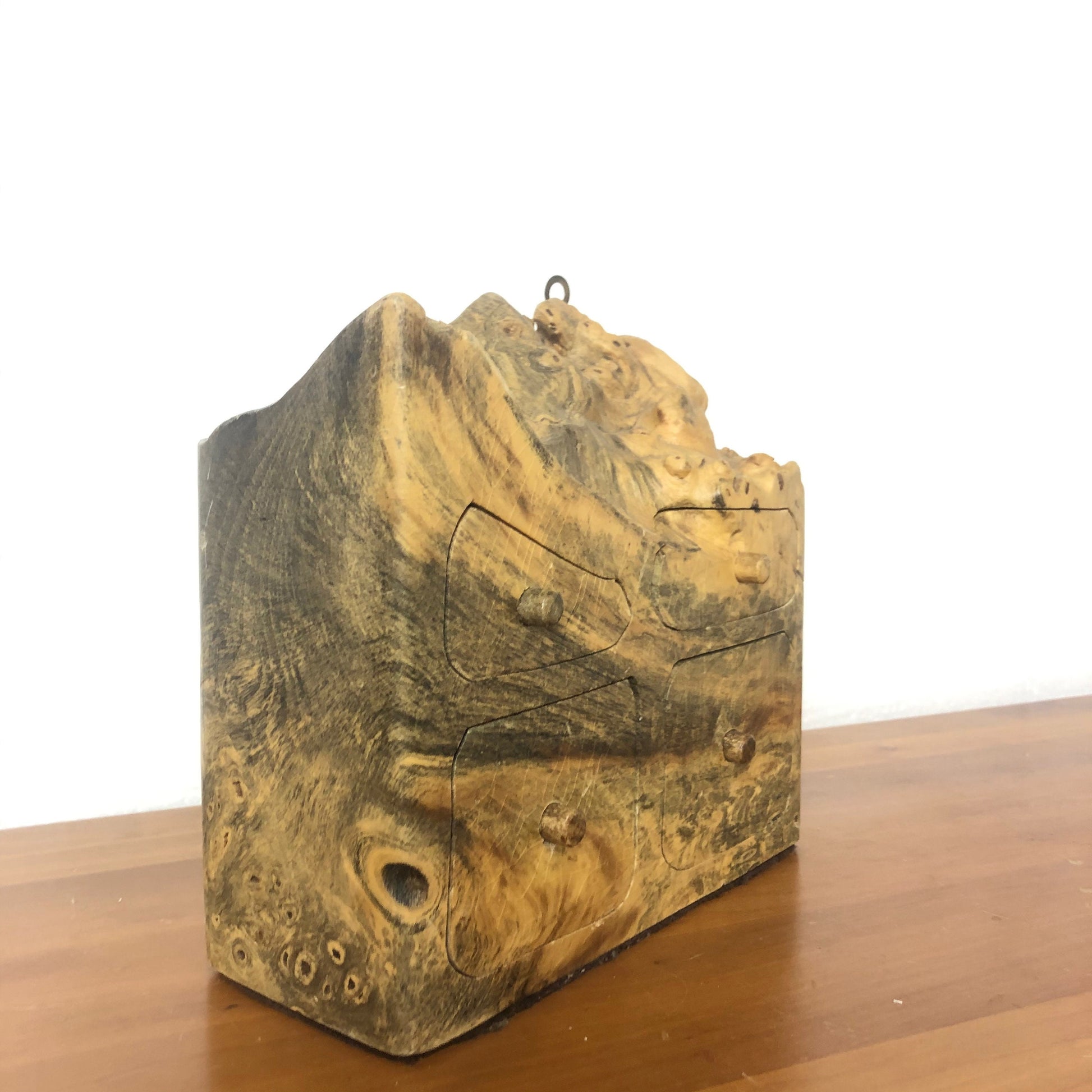 Burlwood Trinket Box | Artist Signed