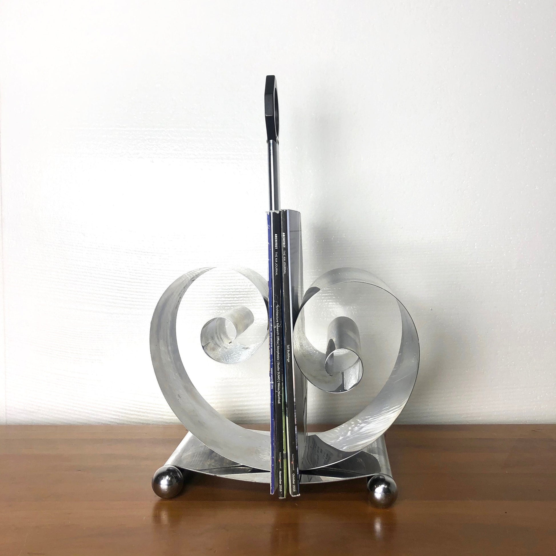 Midcentury Modern Magazine Rack | Norman Bel Geddes