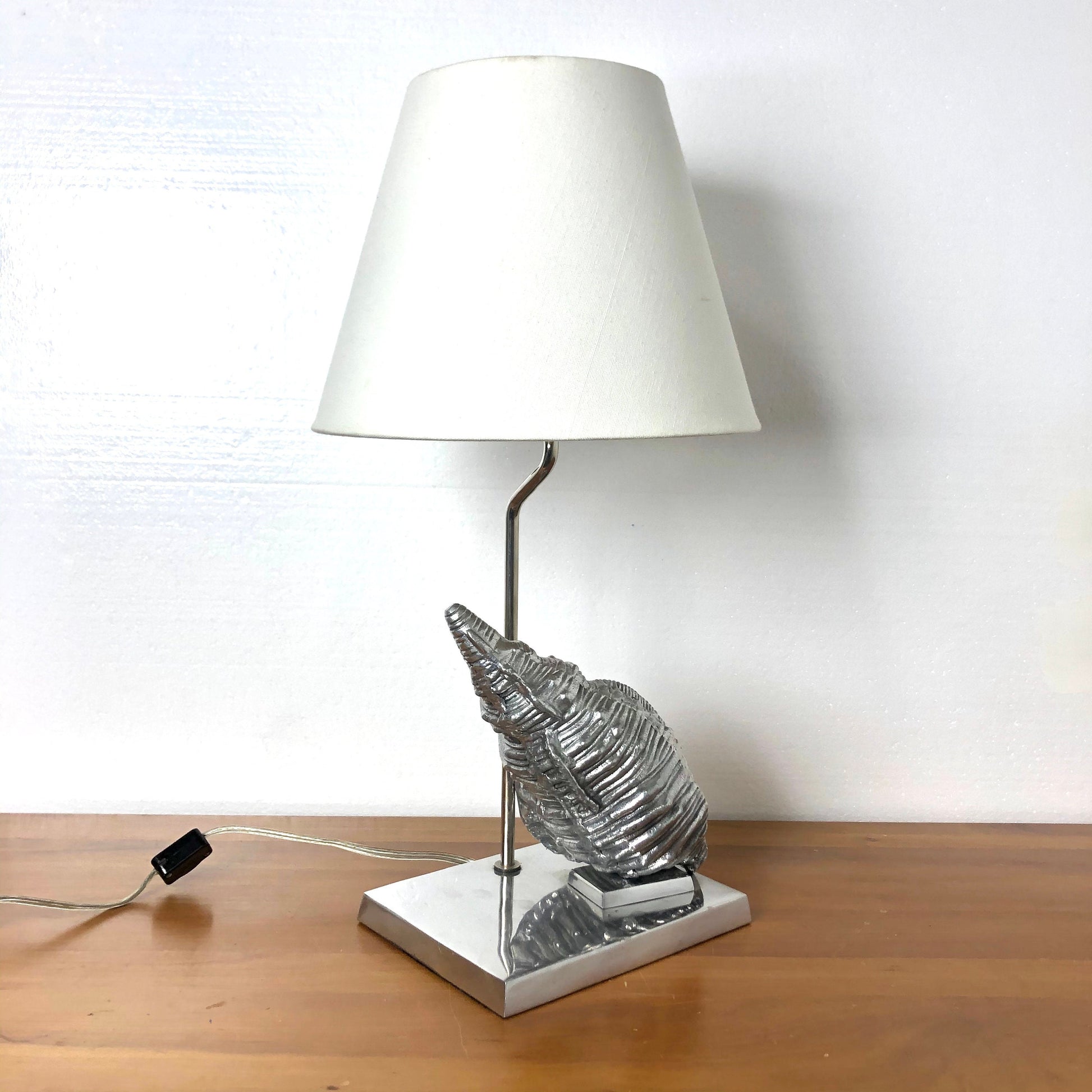 Chrome Nautilus Table Lamp | Frederick Cooper