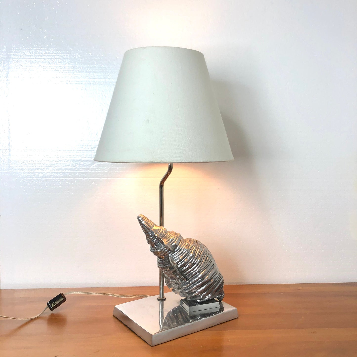Chrome Nautilus Table Lamp | Frederick Cooper
