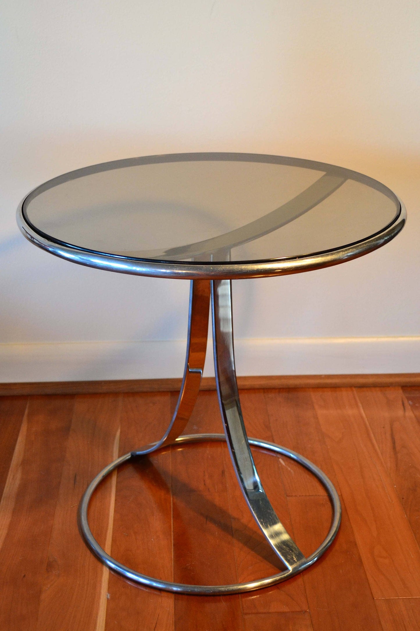 Steelcase Stainless Steel Side Table | Gardner Leaver