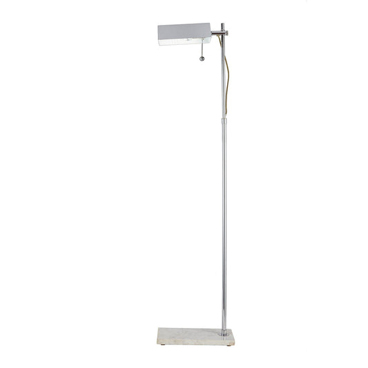 Chrome & Marble Base Reading Lamp