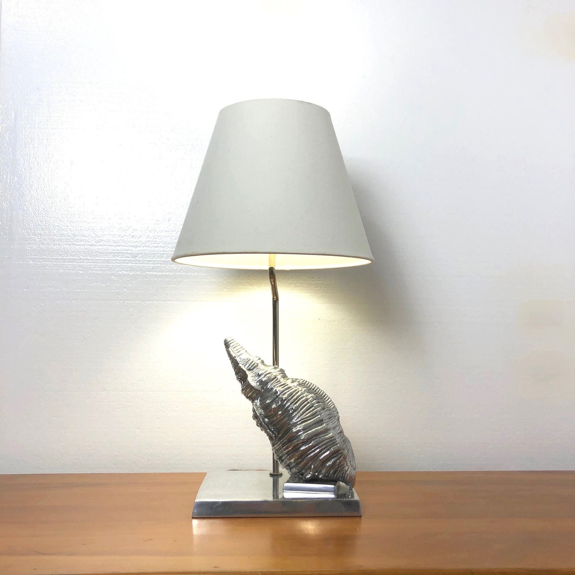 Chrome Nautilus Table Lamp | Frederick Cooper