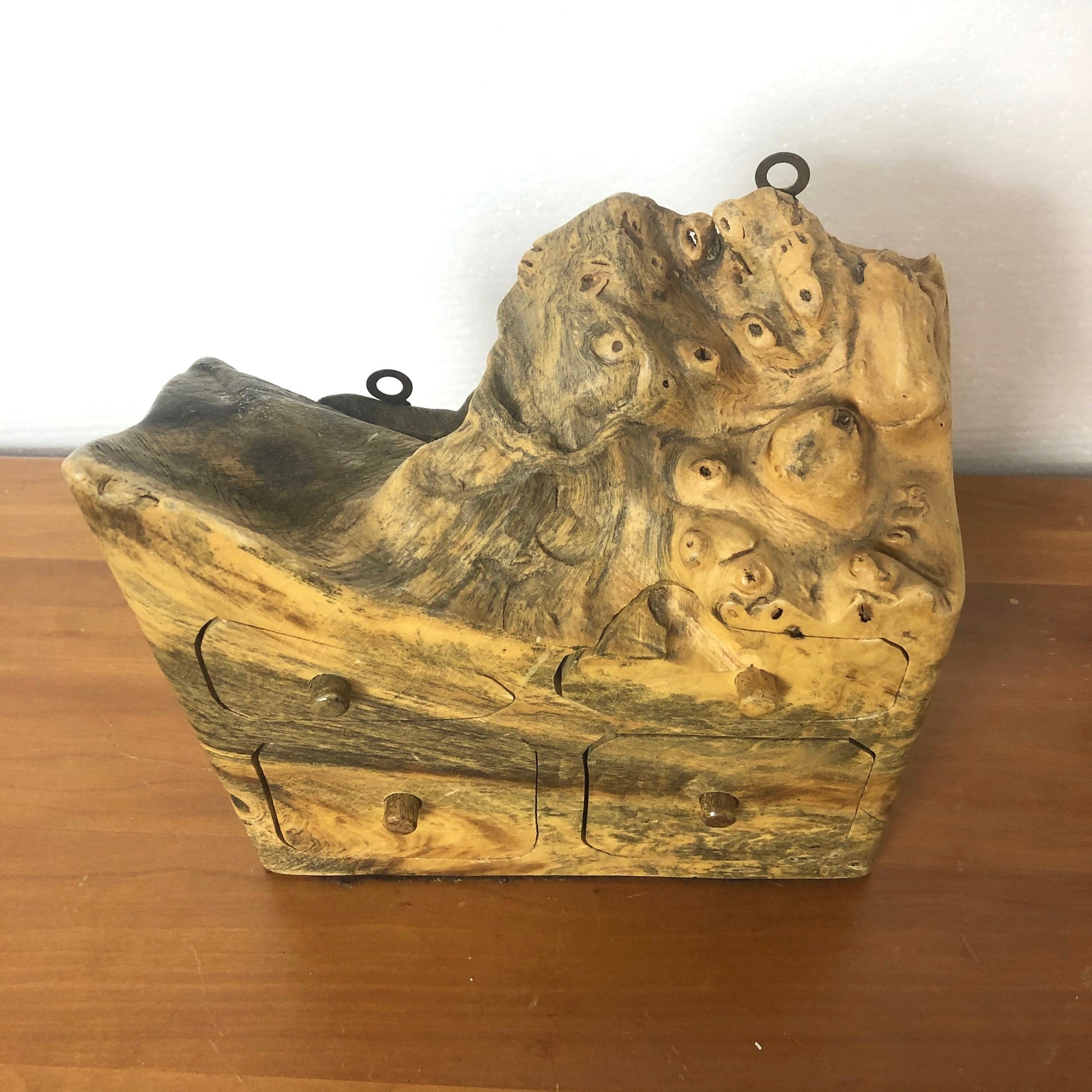 Burlwood Trinket Box | Artist Signed