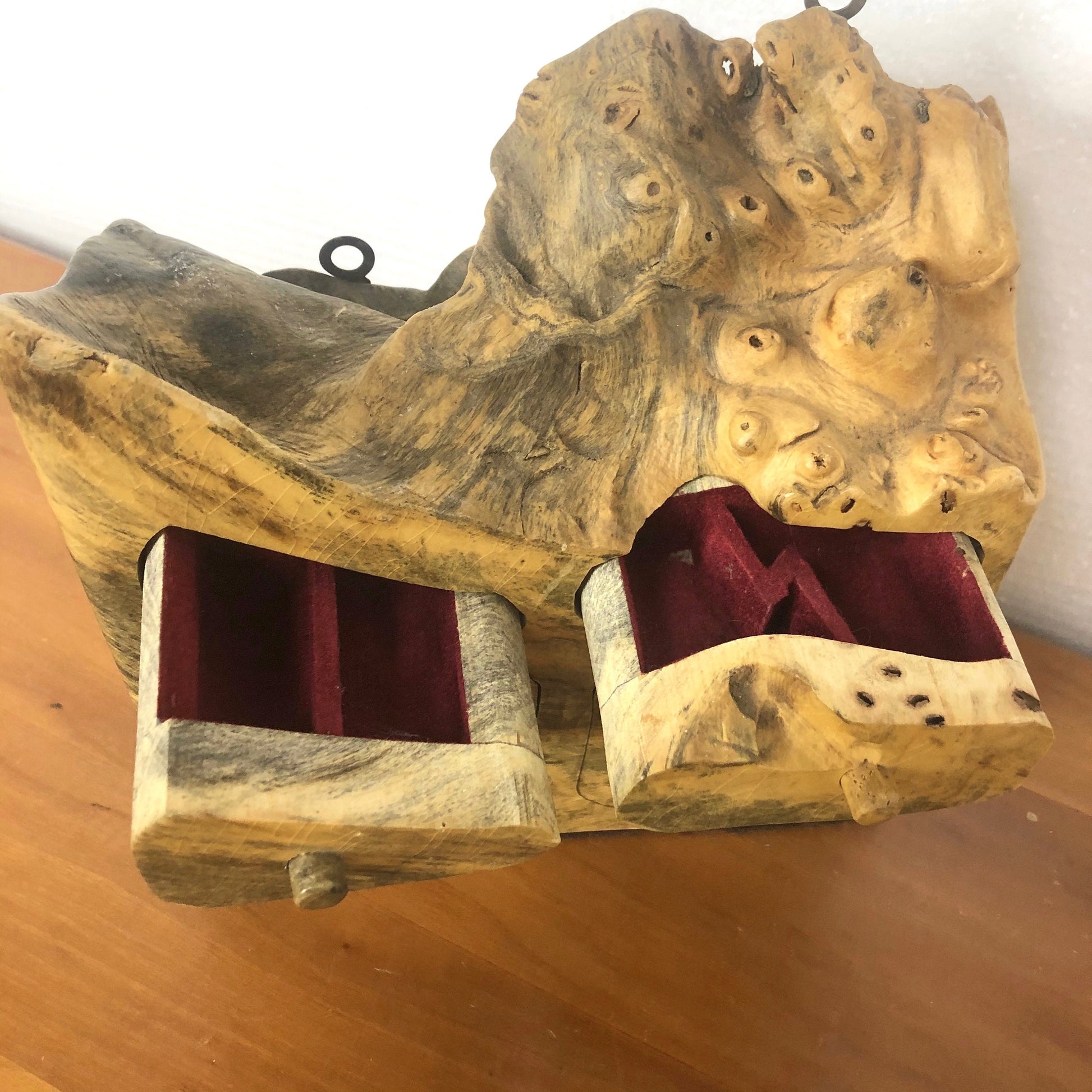 Burlwood Trinket Box | Artist Signed
