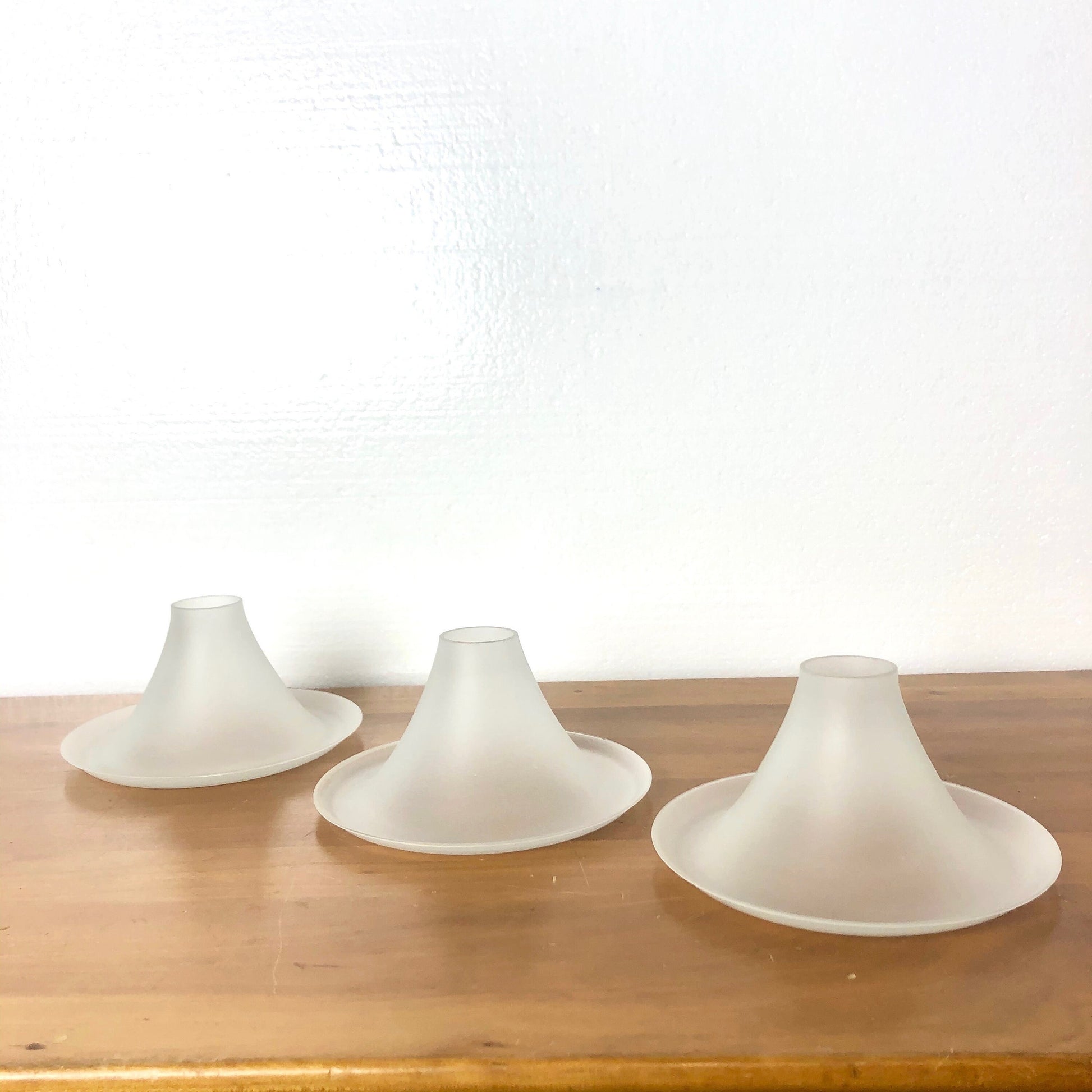 Glass Light Shades  | Set of 3
