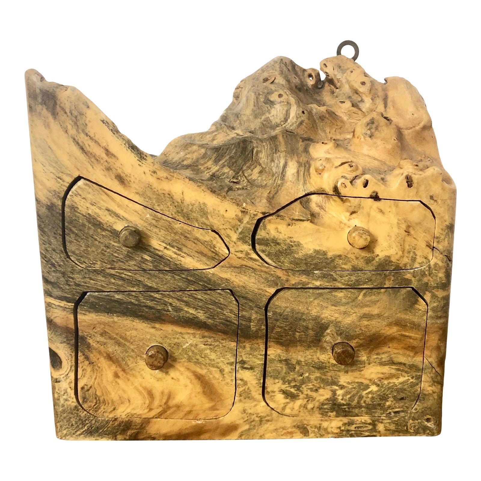 Burlwood Trinket Box | Artist Signed