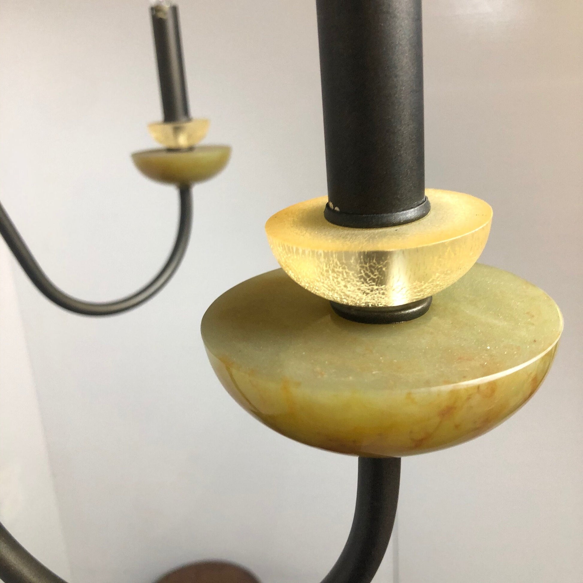 Huge Geometric Post Modern 6-arm Chandelier