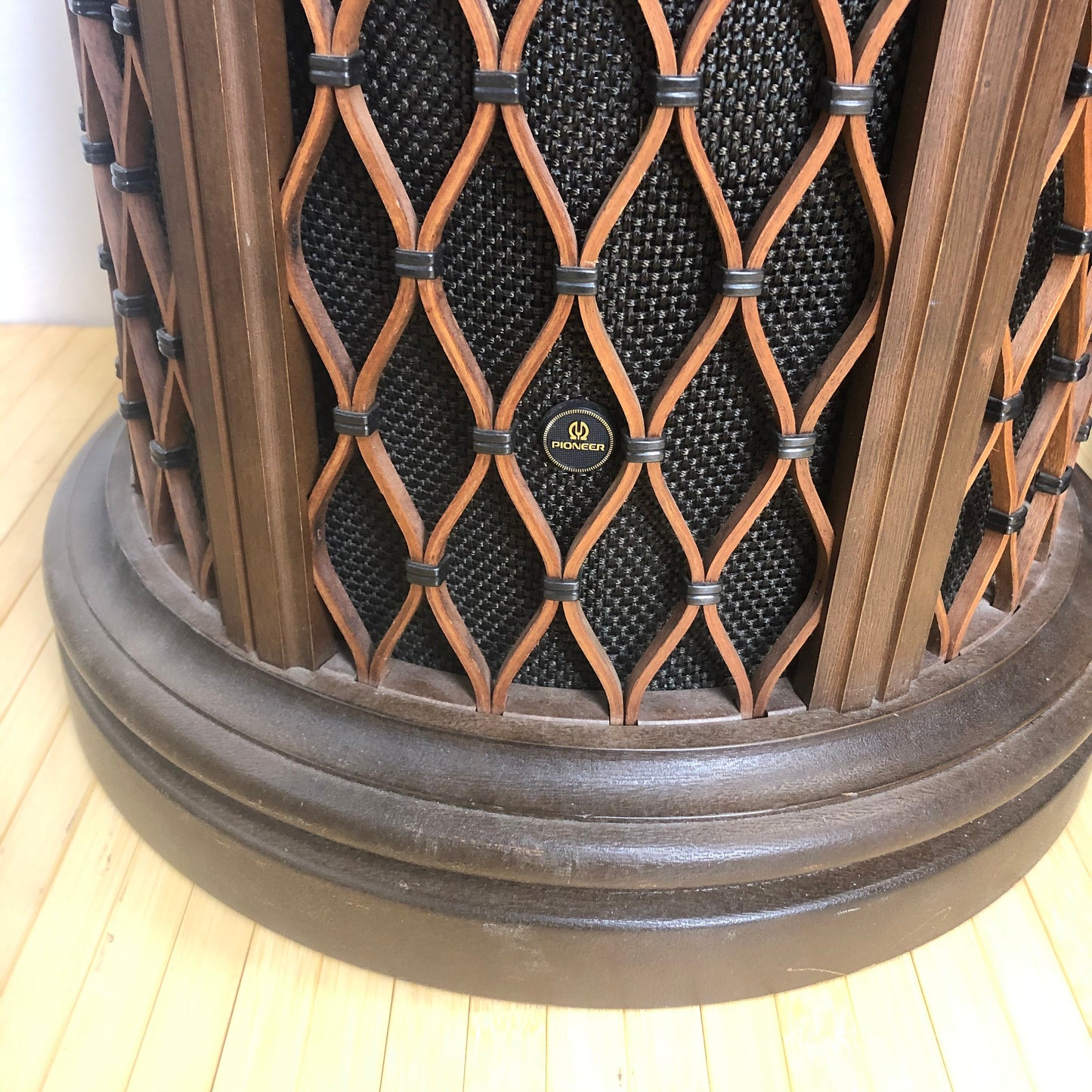 Vintage Pioneer Speaker End Tables | Pair