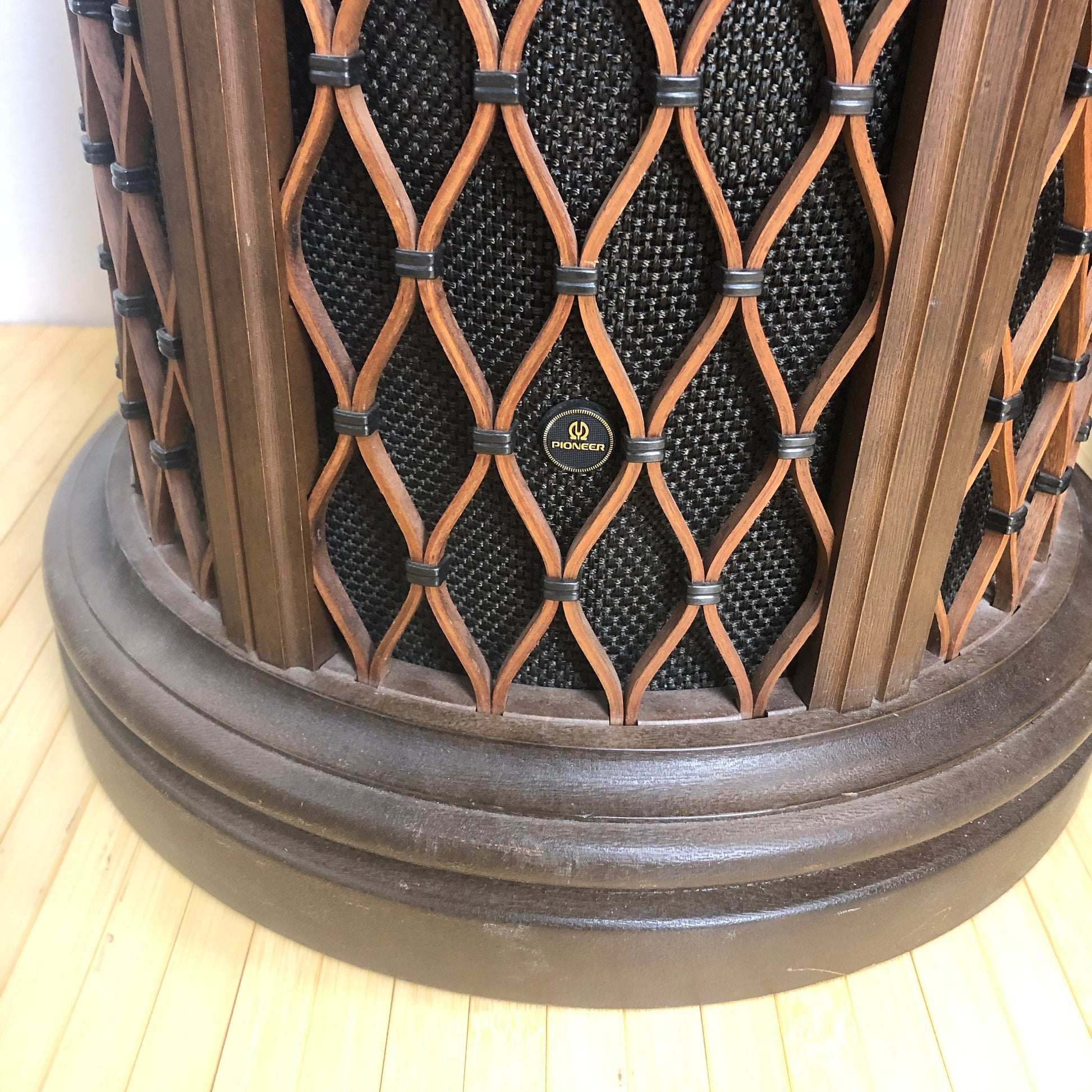 Vintage Pioneer Speaker End Tables | Pair