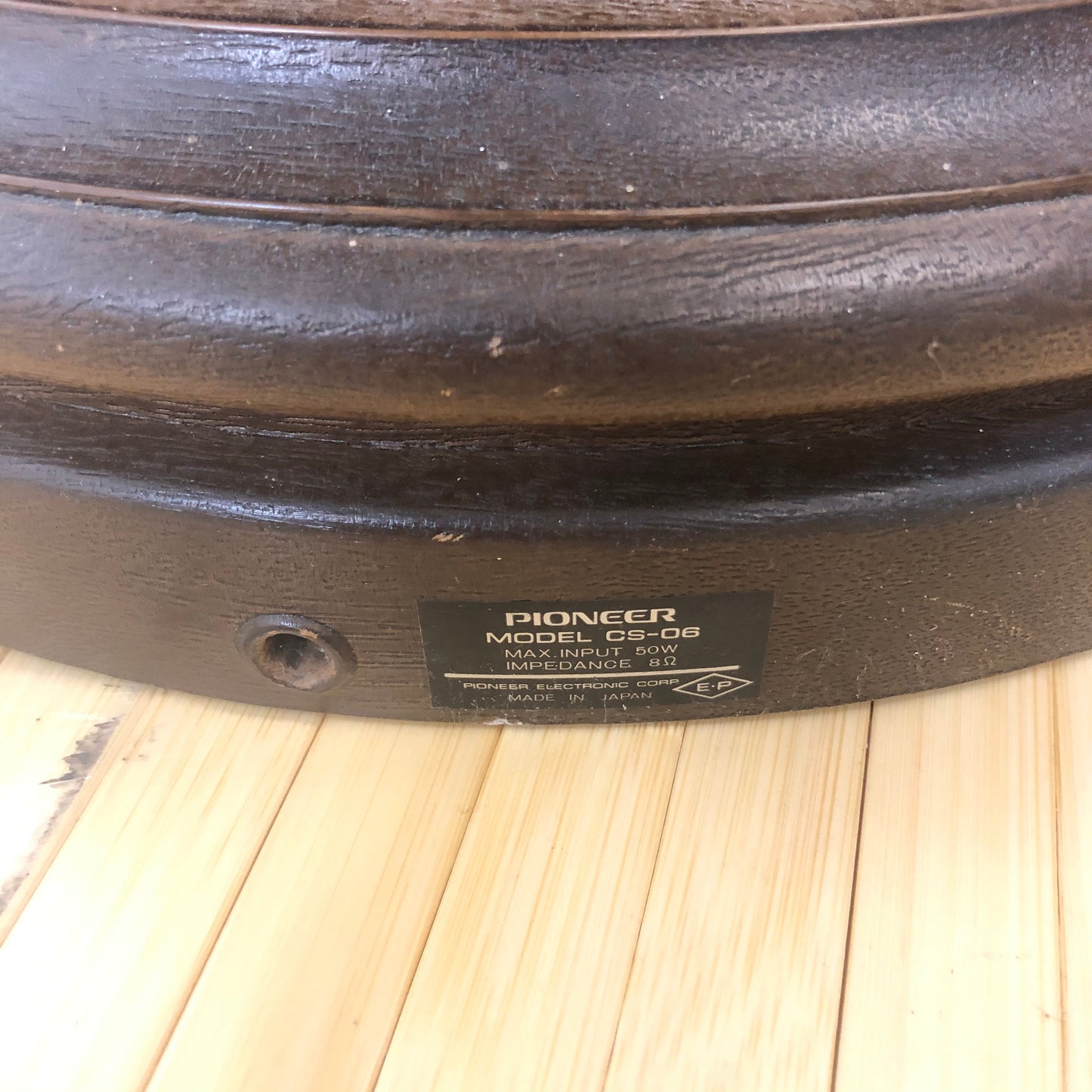 Vintage Pioneer Speaker End Tables | Pair