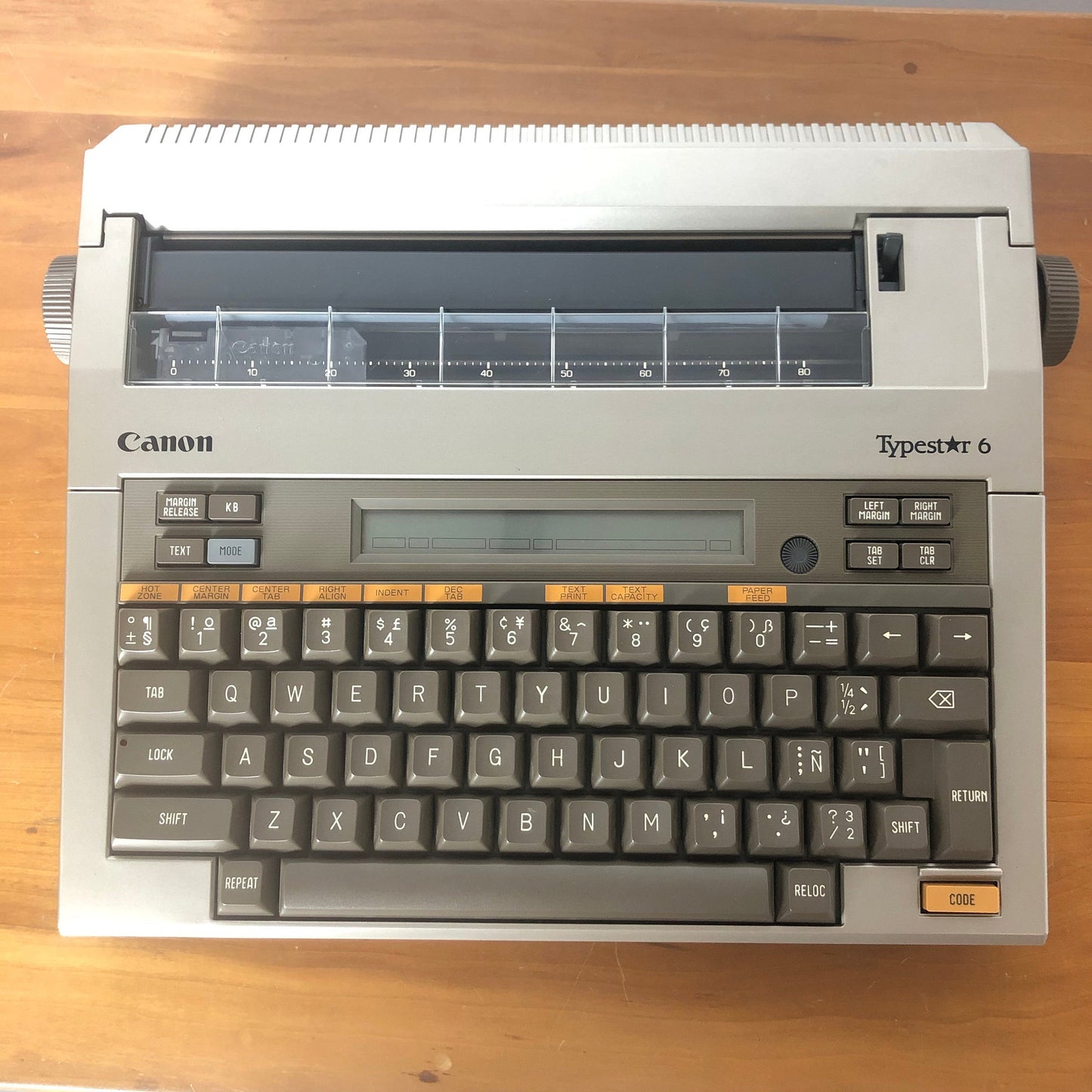 Canon Typestar 6 | 1985 Portable Typewriter/Word Processor