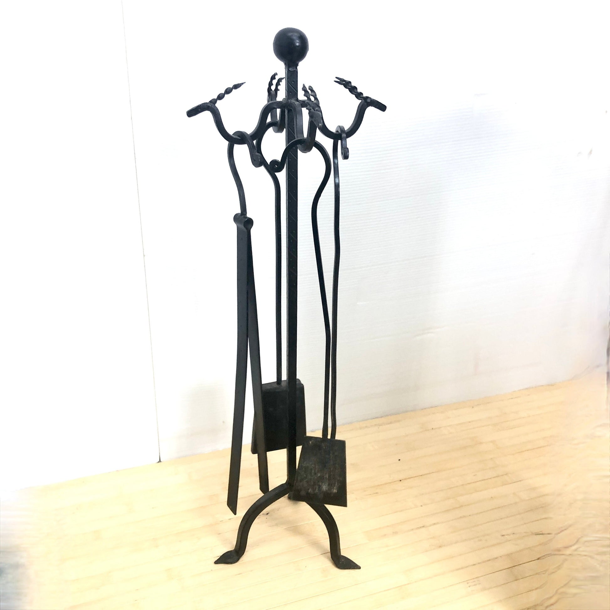 Gazelle Fireplace Tool Set | Forged Iron