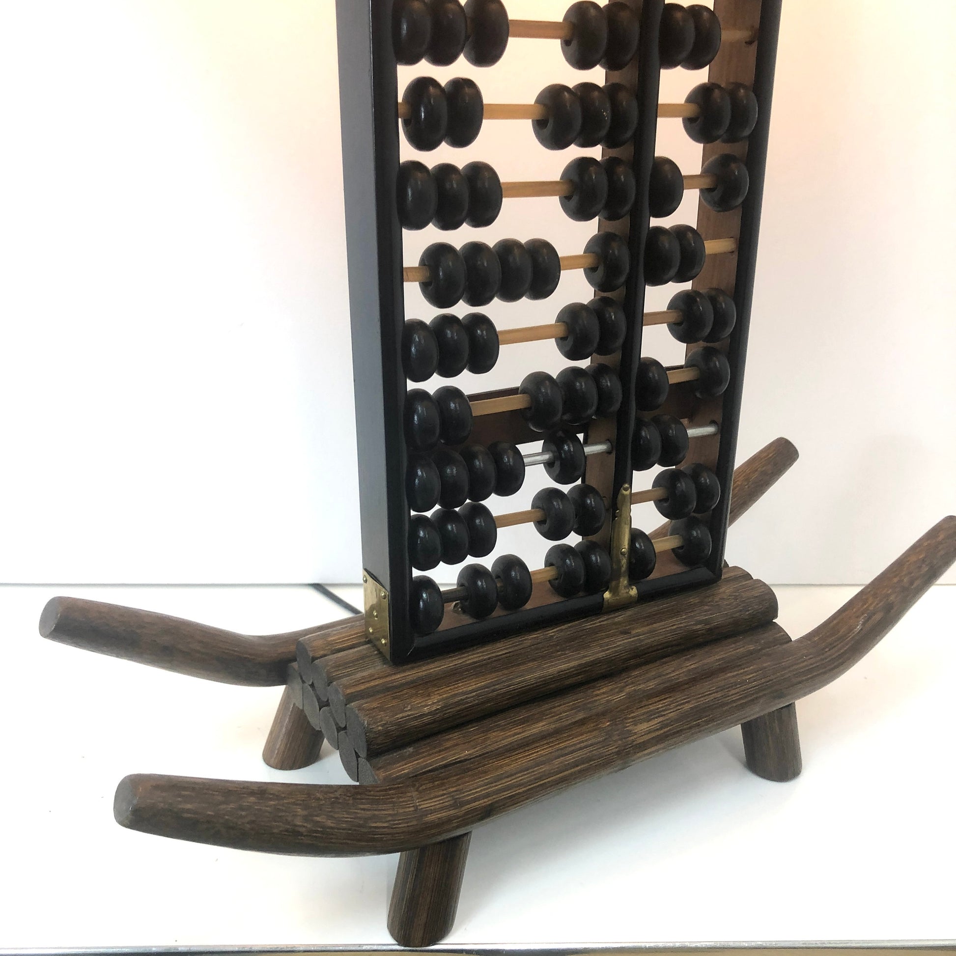Large Chinoiserie Abacus Table Lamp