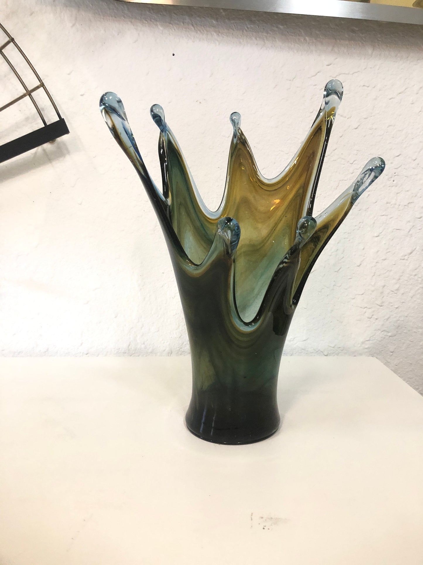 Extra Large Art Glass Vase Murano