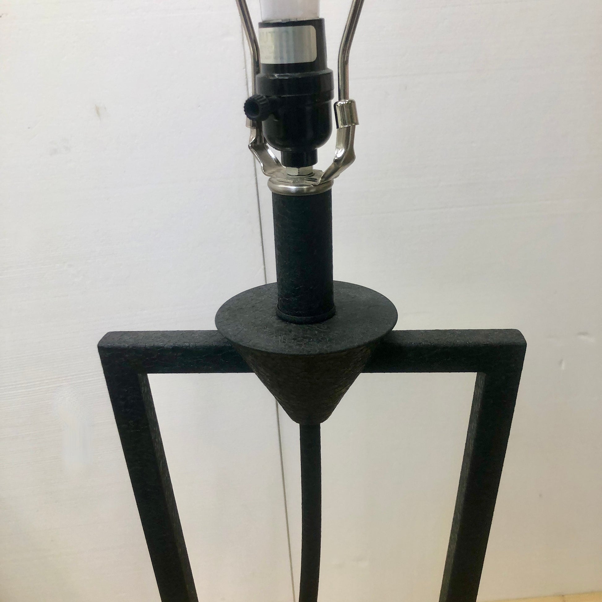 1990s Post Modern Squiggle Iron Floor Lamp
