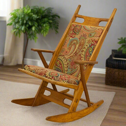Superior 20th Century Seating like thisHigh Antique Artisan Wood Rocking Chair from OffCenterModern