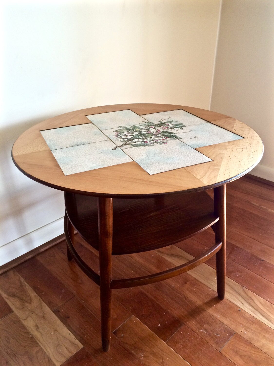 Table by Jason Furniture Denmark | Painted Tiles by Edmund