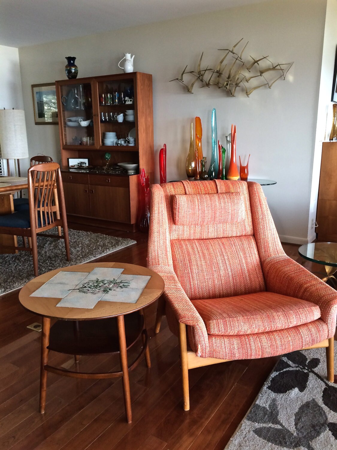Table by Jason Furniture Denmark | Painted Tiles by Edmund